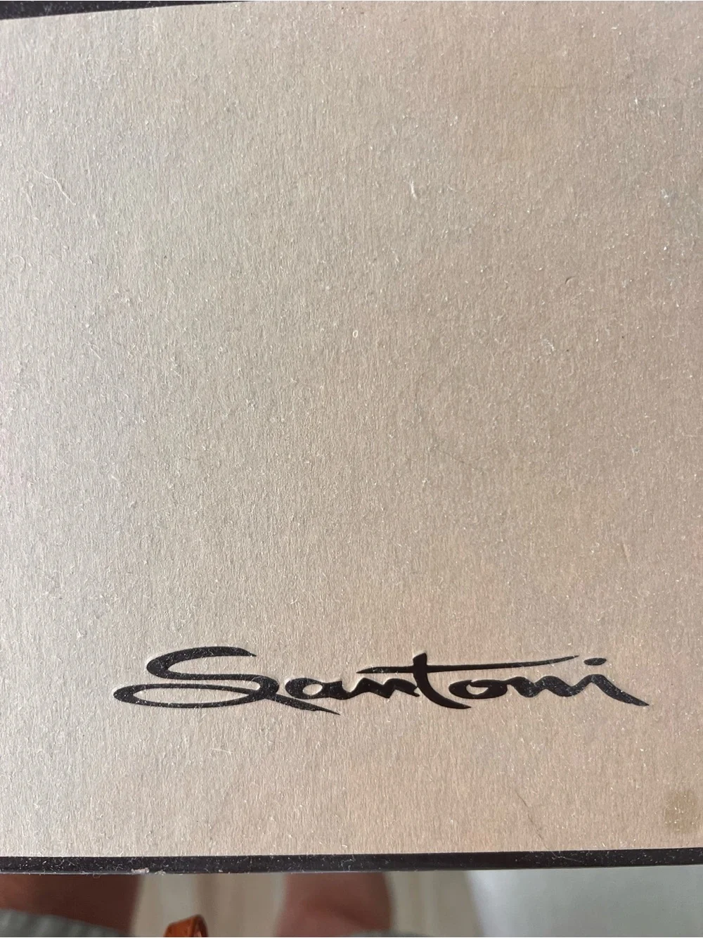 Santoni Brown Leather Tassel Loafers